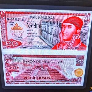 RARE COLLECTABLE 1973 MEXICO 20 PESOS